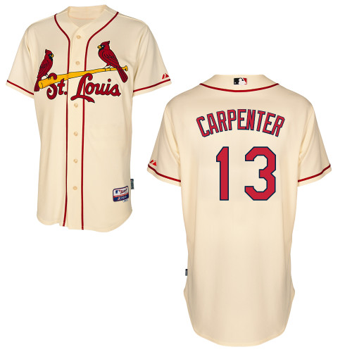 Matt Carpenter #13 mlb Jersey-St Louis Cardinals Women's Authentic Alternate Cool Base Baseball Jersey